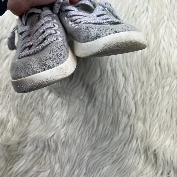 All Birds Women's Gray Wool Runners Sneakers - Picture 3 of 8